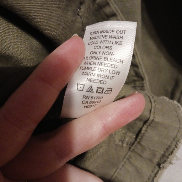 Maurices Embroidered Roses Military Jacket Size Large - Picture 6 of 7